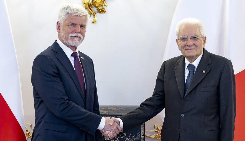 Prague. Czech Republic. NATO: A Shared Interest for Both the US and Europe, Affirms President Mattarella