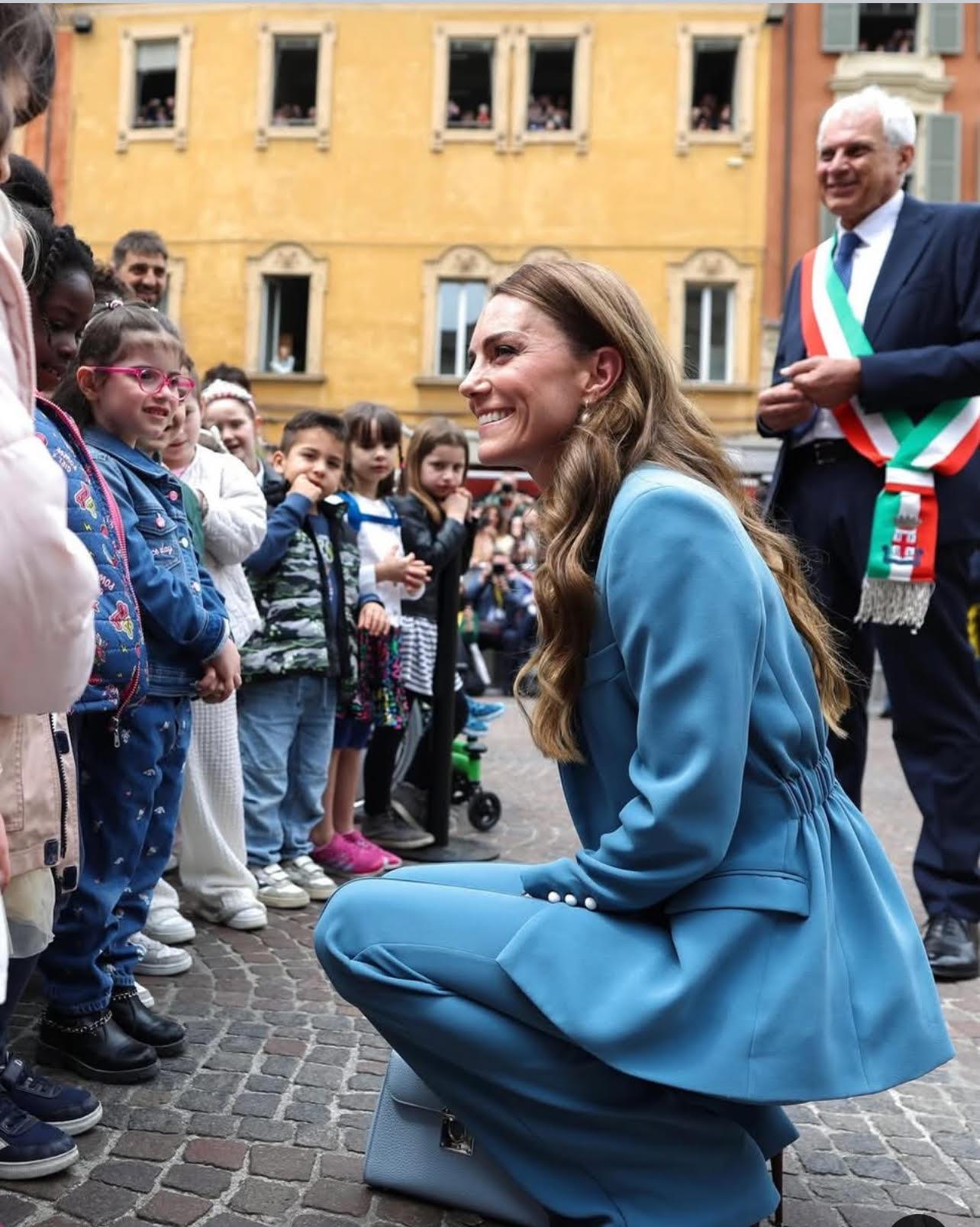 The Princess of Wales Enchants Reggio Emilia During Charming Italian Visit