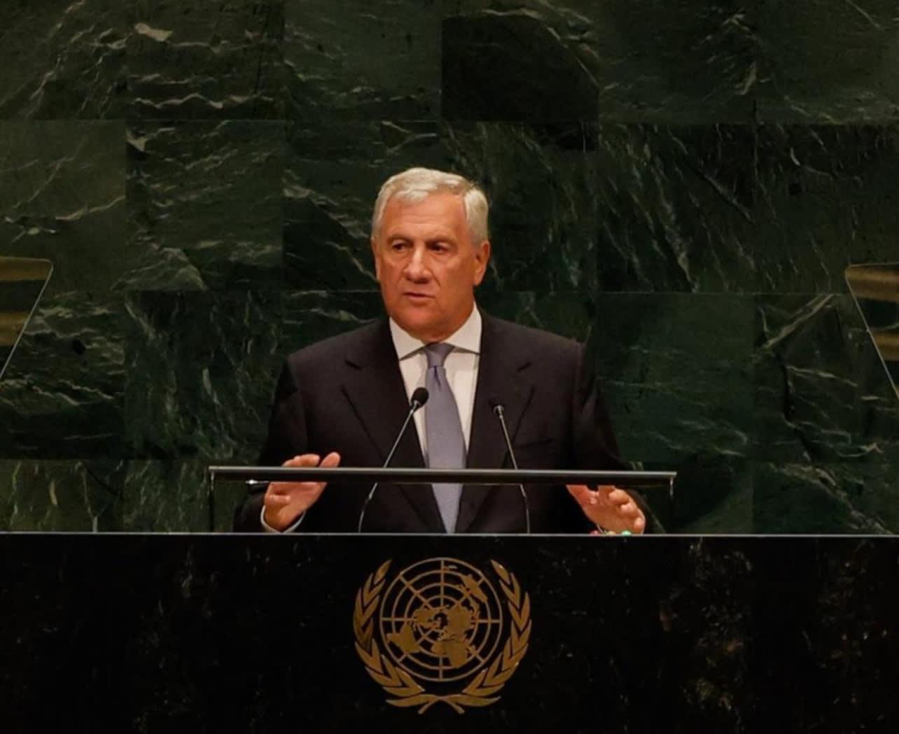 Diplomacy. New York. Rule of Law Over the Law of the Strongest: Antonio Tajani Delivers Italy’s Vision at the United Nations